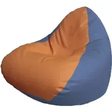 Кресло-мешок Flagman Relax P2.3-92 (оранжевый/голубой)