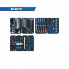 9G35-152MRVD KING TONY Набор инструментов 'GLORY' для тележки, 8 ложементов, 152 предмета