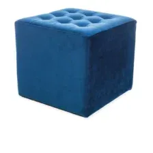 Пуф SIGNAL LORI Velvet Bluvel 86 темно-синий