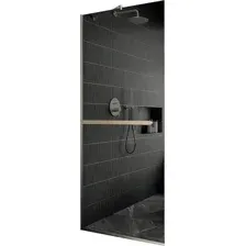 Душевая стенка MaybahGlass 195x119 MGD-717-5у (графитовое стекло/хром матовый)