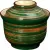 Бульонница Luxstahl China Town HM05257-4.5 фк8510 (слоновая кость/зеленый)