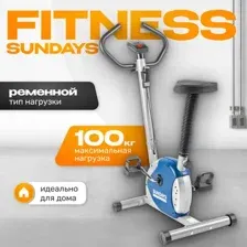 Велотренажер Sundays Fitness ES-8001 (синий)