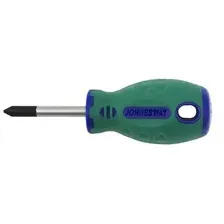 D71P138 D71P138 Отвертка стержневая крестовая ANTI-SLIP GRIP, PH1x38 мм JONNESWAY