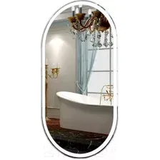 Пекам Зеркало Iva 1 45x90 Iva1-45x90 (c подсветкой, с механической клавишей включения)