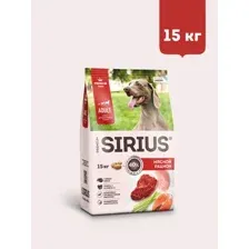 SIRIUS для взрослых собак (Мясной рацион) 15 кг