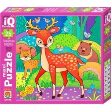 Развивающая игра Айрис-пресс IQ Макси. Олень в лесу 2+ / 9785811282258 (25эл)