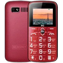 Кнопочный телефон BQ BQ-1851 Respect (красный)