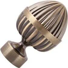 Наконечник для карниза АС Март D25, Милано, антик