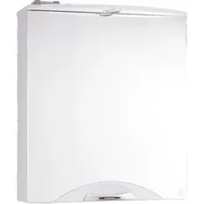 Symbolite Шкаф с зеркалом для ванной Жасмин 2 600/С Люкс (белый)