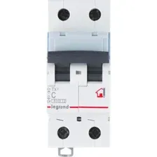 Выключатель автоматический Legrand TX3 2P C 63A 6кА 2M 404048
