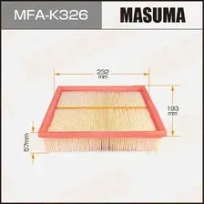 Воздушный фильтр MASUMA MFA-K326