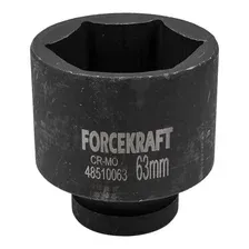 FK48510063 Головка ударная глубокая 1', 63мм (6гр) FORCEKRAFT