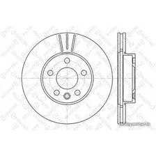 Тормозной диск Stellox 60202545VSX