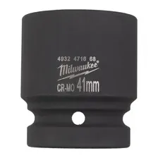 Головка ударная 1 41 мм 6 граней MILWAUKEE Shockwave (4932471668)