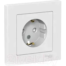 Розетка Systeme Electric AtlasDesign ATN000144 (белый)