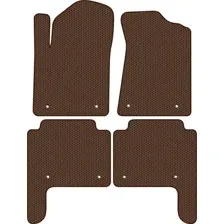 Комплект ковриков для авто Alicosta Nissan Patrol VI (suv / Y62) 2010 - 2017 (коричневый, сота)