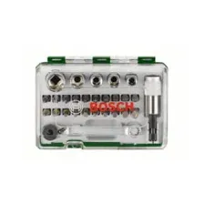 Набор бит и головок с ключом-трещоткой BOSCH 2607017160 (27 предметов)