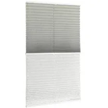 Плиссе Delfa Basic Crush СПШ-35202/3504 Basic Transparent (81x160, серый/белый)