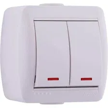 Выключатель Lezard Nata 710-0200-112 (белый)