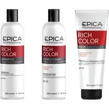 Набор для окрашенных Epica Professional Rich Color ш 300 мл+ к 300 мл + м 250 мл