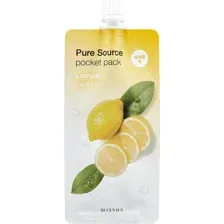 Ночная маска для лица Pure Source Pocket Pack (Lemon) (10мл)