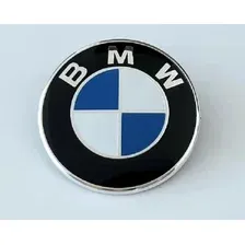 Эмблема BMW. Диаметр 72мм. На крышку багажника. Цвет черно-синий с черной подложкой