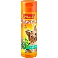 Шампунь для животных Amstrel Кондиционирующий с целебными травами для собак (120мл)