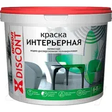 Краска Ореол Дисконт интерьерная (3кг, белый матовый)