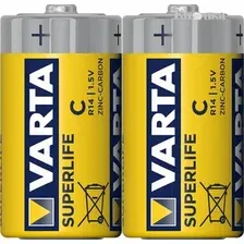 Комплект батареек Varta Superlife Baby 2C R14P 02014101302 (2шт)