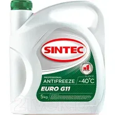 Антифриз Sintec Euro G11 / 800523 (5кг, зеленый)