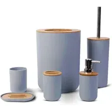 Набор аксессуаров для ванной Solmax&Home SM90522 (серый)