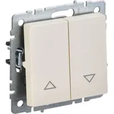 Выключатель для жалюзи IEK Brite BR-V15-0-10-K10