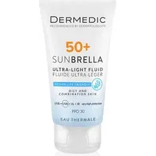Флюид солнцезащитный Dermedic Sunbrella Ультралегкий SPF 50+ для жирной и комбинированной кожи (40мл)