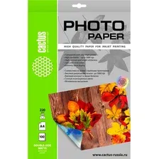 Фотобумага Cactus CS-MA4220100DS