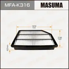 Фильтр воздушный MASUMA MFA-K316