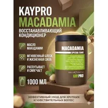 Кондиционер для волос KayPro Macadamia Special Care восстанавливающий, бальзам с маслом макадамии для ломких и поврежденных волос, профессиональный уход, 1000 мл
