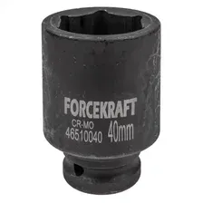 FK46510040 Головка ударная глубокая 3/4', 40мм (6гр.) FORCEKRAFT