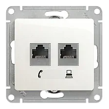 Розетка компьютерная Systeme Electric Glossa GSL000685