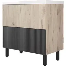Style Line Тумба под умывальник Стокгольм ВЛДСП 70 2 ящика (напольная)