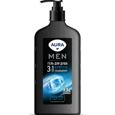 Гель для душа AURA Men 3в1 Ультра Чистота 750мл