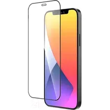 Защитное стекло для телефона Case 3D для iPhone 12 Pro Max (черный глянец)