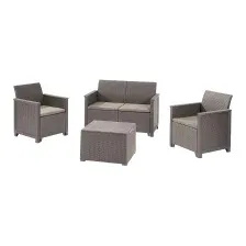 Комплект садовой мебели Keter Elodie 2 Seater / 254091 (капучино)