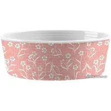 Миска TarHong Flower Fields PDR5067PBFP (белый/розовый с рисунком)