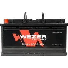 Автомобильный аккумулятор Wezer WEZ100800L (100 А·ч)