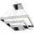 Люстра ILedex Crystal ice MD7212-105B (хром)