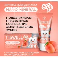 Зубная паста Tiswell Нежный персик Детская с 6 лет (60г)