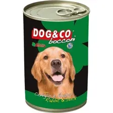 Консервированный корм для собак Adragna Dog&amp;Co кусочки кролика и утки в соусе 405 г