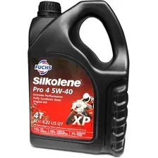 Моторное масло Fuchs Мото Silkolene Pro 4 5W-40 XP 4л