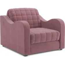 Кресло-кровать Mebel-Ars Барон №4 НПБ (велюр пудра НВ-178/18)