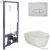Унитаз подвесной Berges Wasserhaus Ego XL Rimless + Toma Slim SO + Novum525 + D3 043201